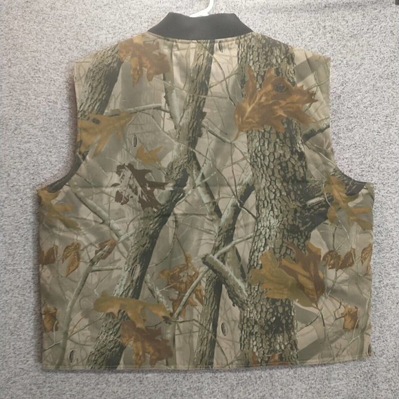 Bob Allen 2XL Reversible‎ Camouflage Vest Insulated Realtree NAHC Life Member - Picture 5 of 9